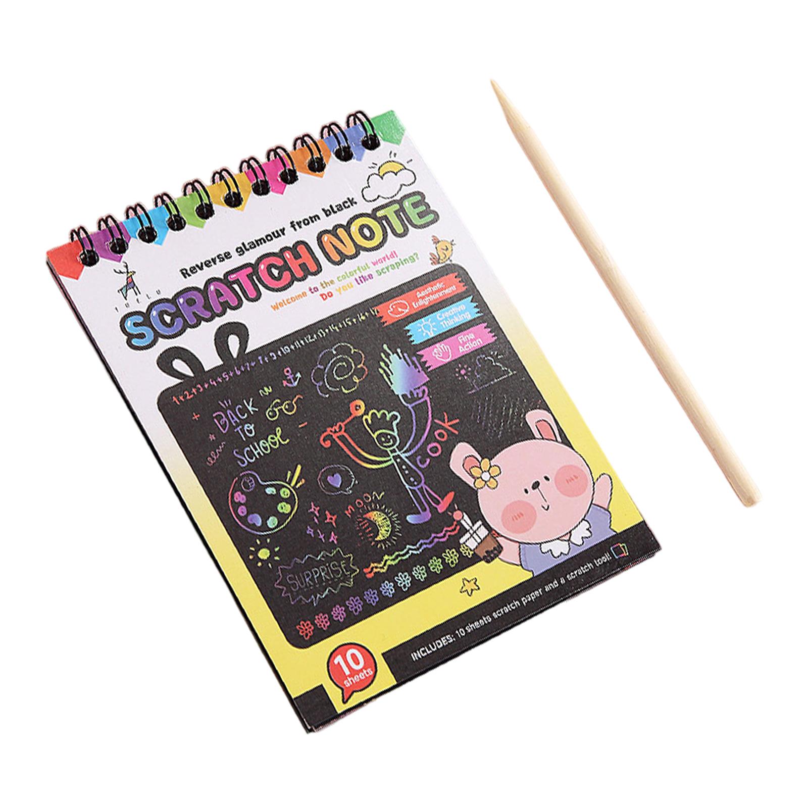 Creative Scratch Paper Noteboo - Art Craft Notebook のレビューと価格