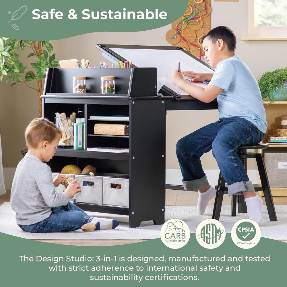 3-in-1 Children's Art Table an - Art & Craft Supplies のレビューと価格