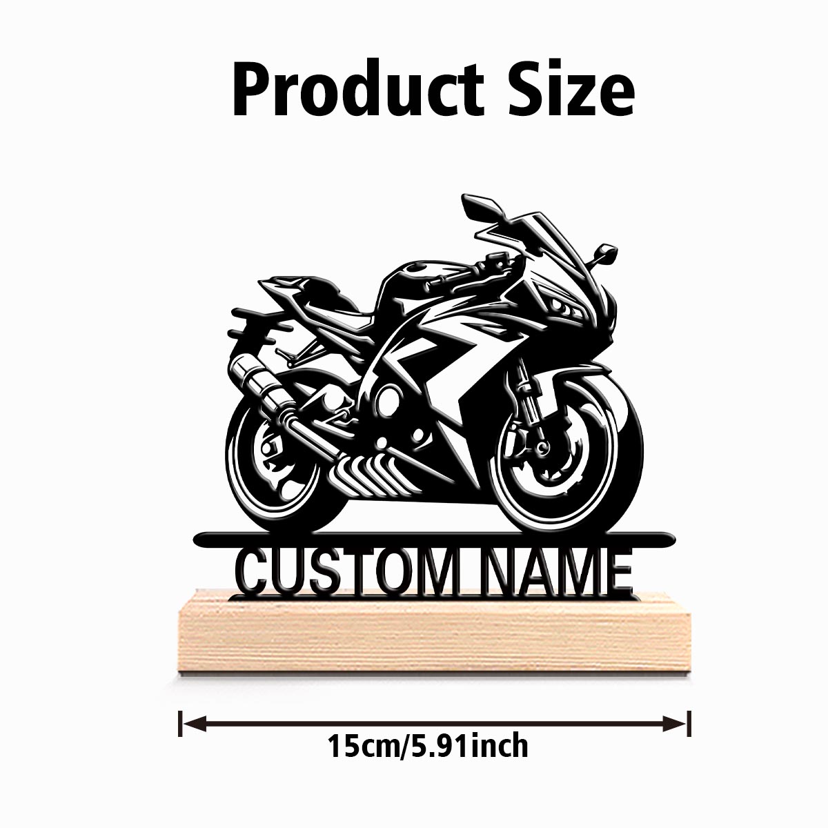 1pc Abstract cool motorcycle C - Art Craft Wood のレビューと価格
