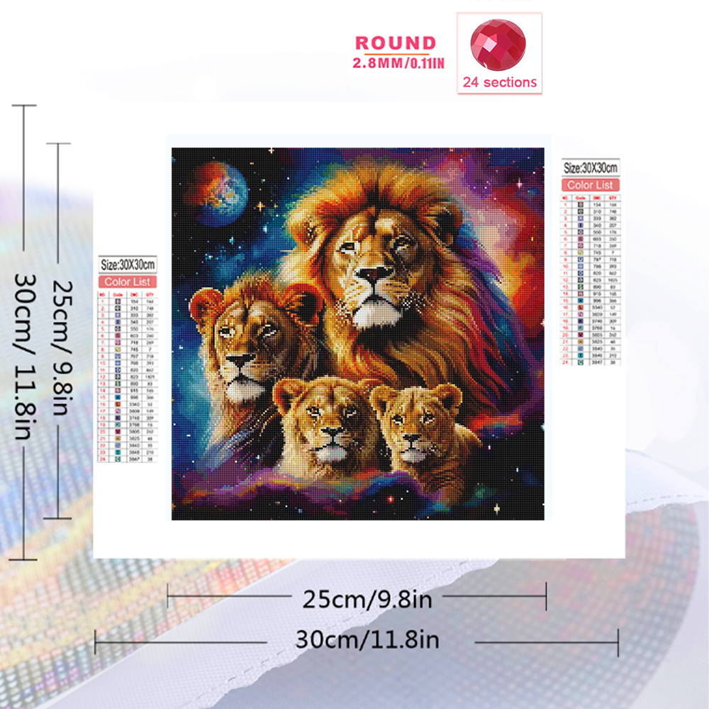 Momoart Diamond Painting Lions - Art Craft Lion のレビューと価格