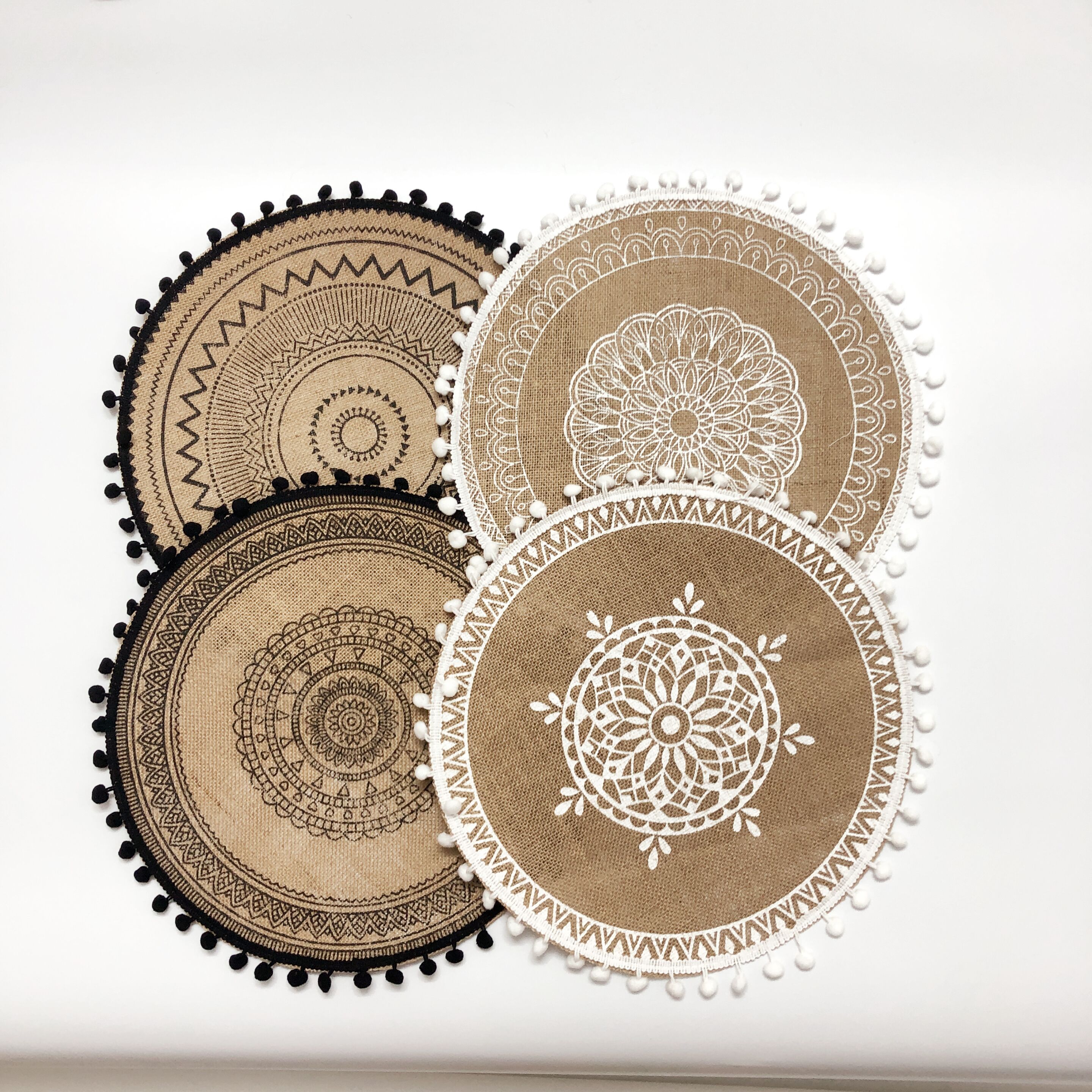 4pcs/6pcs Natural Vintage Jute - Art Craft Vase のレビューと価格