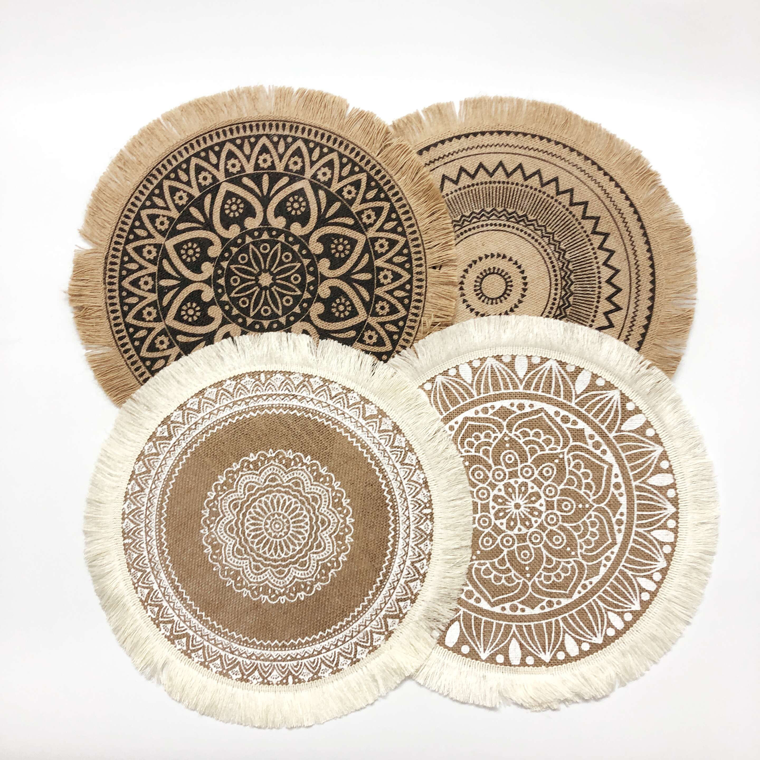 4pcs/6pcs Natural Vintage Jute - Art Craft Vase のレビューと価格