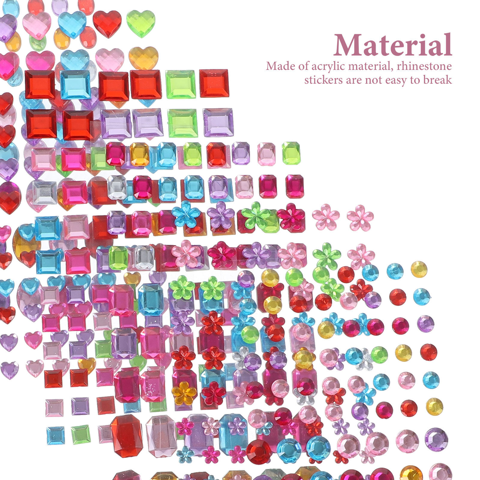 12 Sheets Acrylic Rhinestone S - The Art And Craft Of Jewelry のレビューと価格