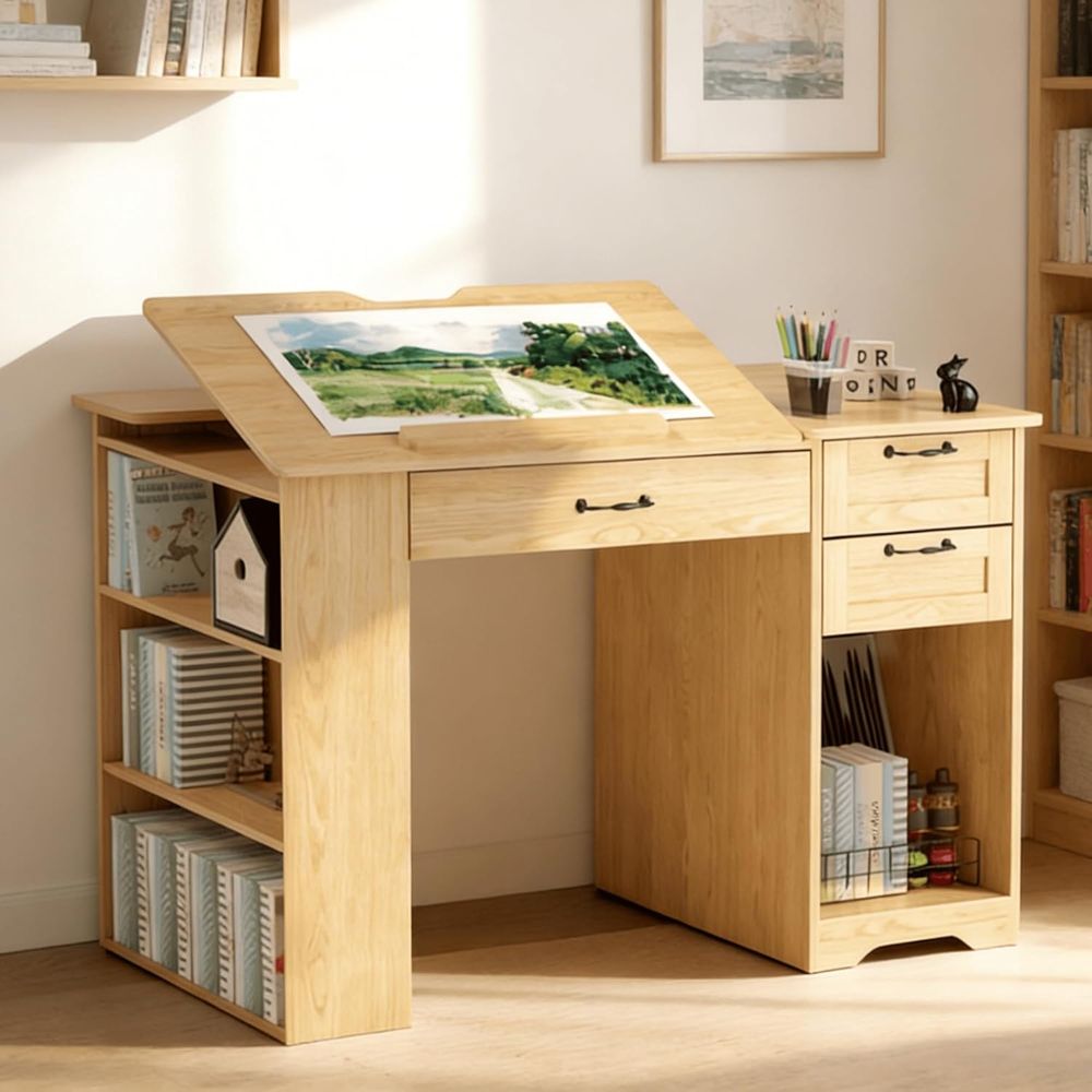Adjustable Desk with Storage,  - Art & Craft Supplies のレビューと価格