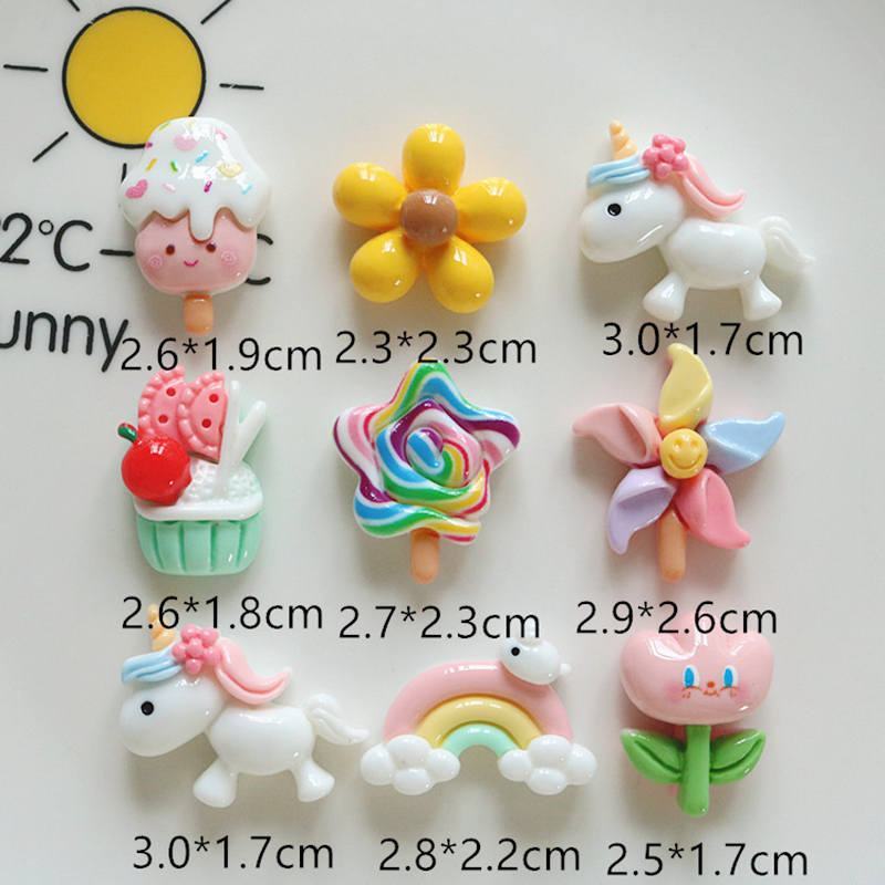 10 Pcs New Mini Cute Cartoon U - Art Craft Unicorn のレビューと価格