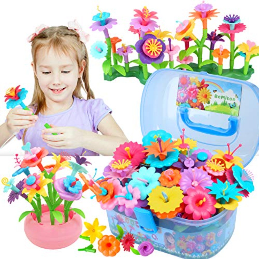 Flower Building Toy Set for Gi - Art Craft For 3 Year Old のレビューと価格