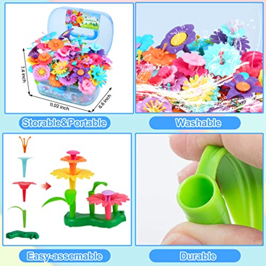 Flower Building Toy Set for Gi - Art Craft For 3 Year Old のレビューと価格