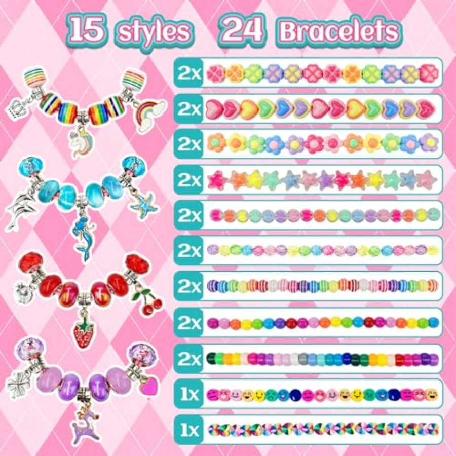 24 Pack Bracelet Wands, Charm  - Art Craft Unicorn のレビューと価格