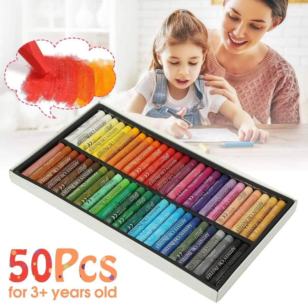 MUNGYO Artist Oil Pastel Set 1 - Chalk Pastel Set のレビューと価格