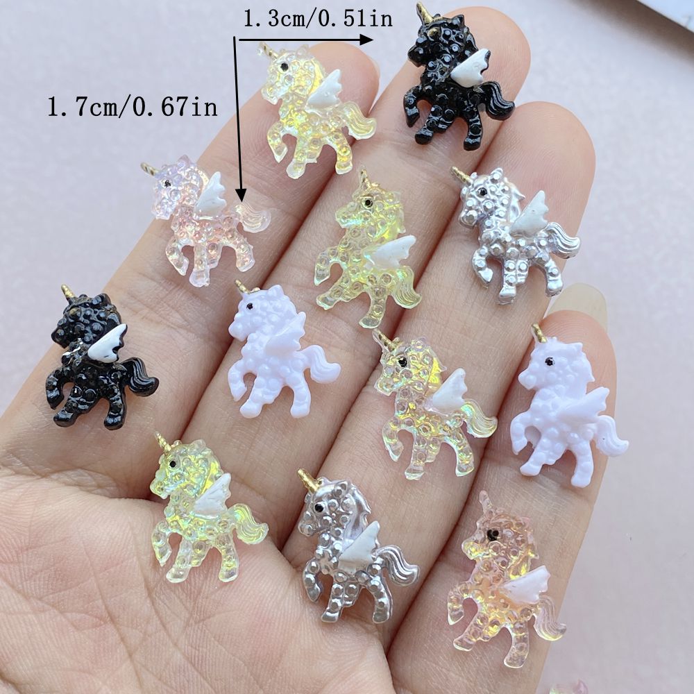 10Pcs Cute Mini Cartoon Unicor - Art Craft Unicorn のレビューと価格