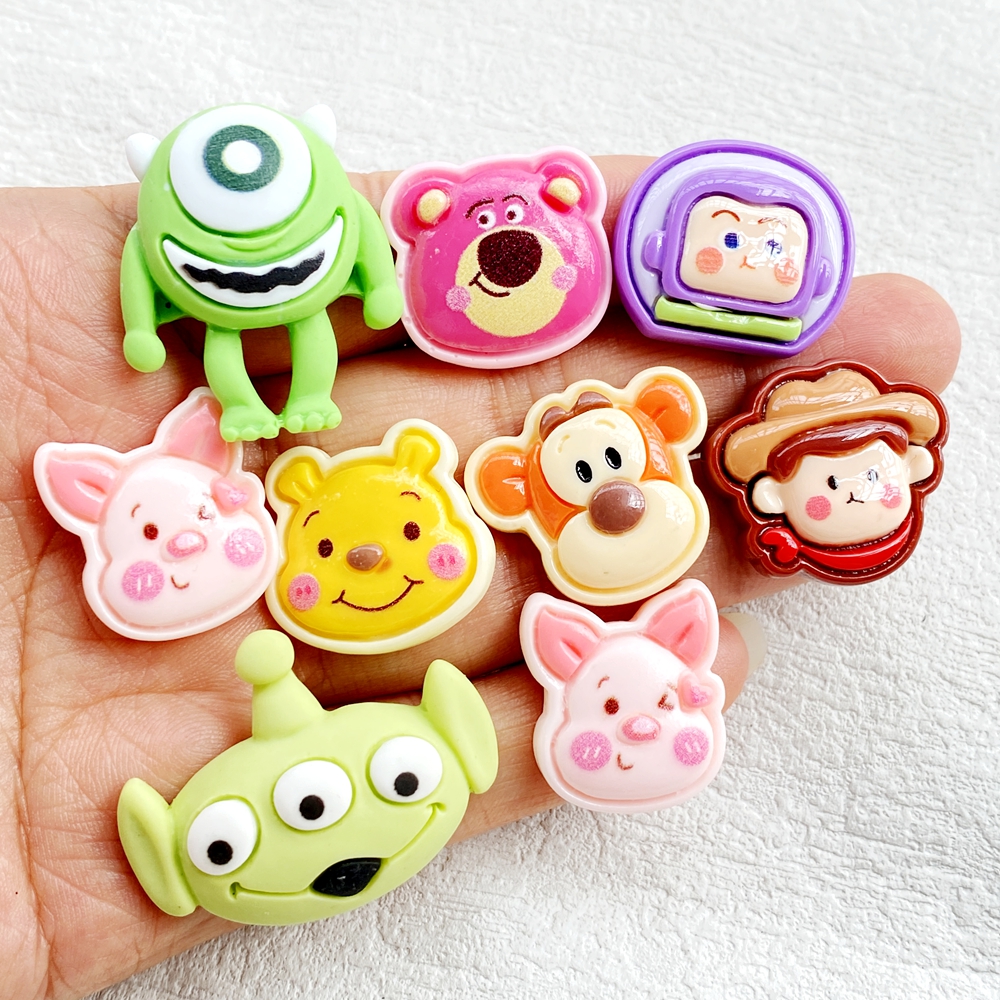 10Pcs Resin Cartoon Animation  - Dinosaur And Craft のレビューと価格