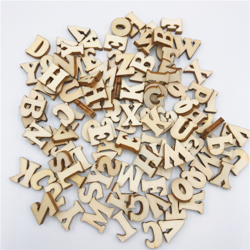 100/200/400PCS Mini Unfinished - Art And Craft Letter Z のレビューと価格