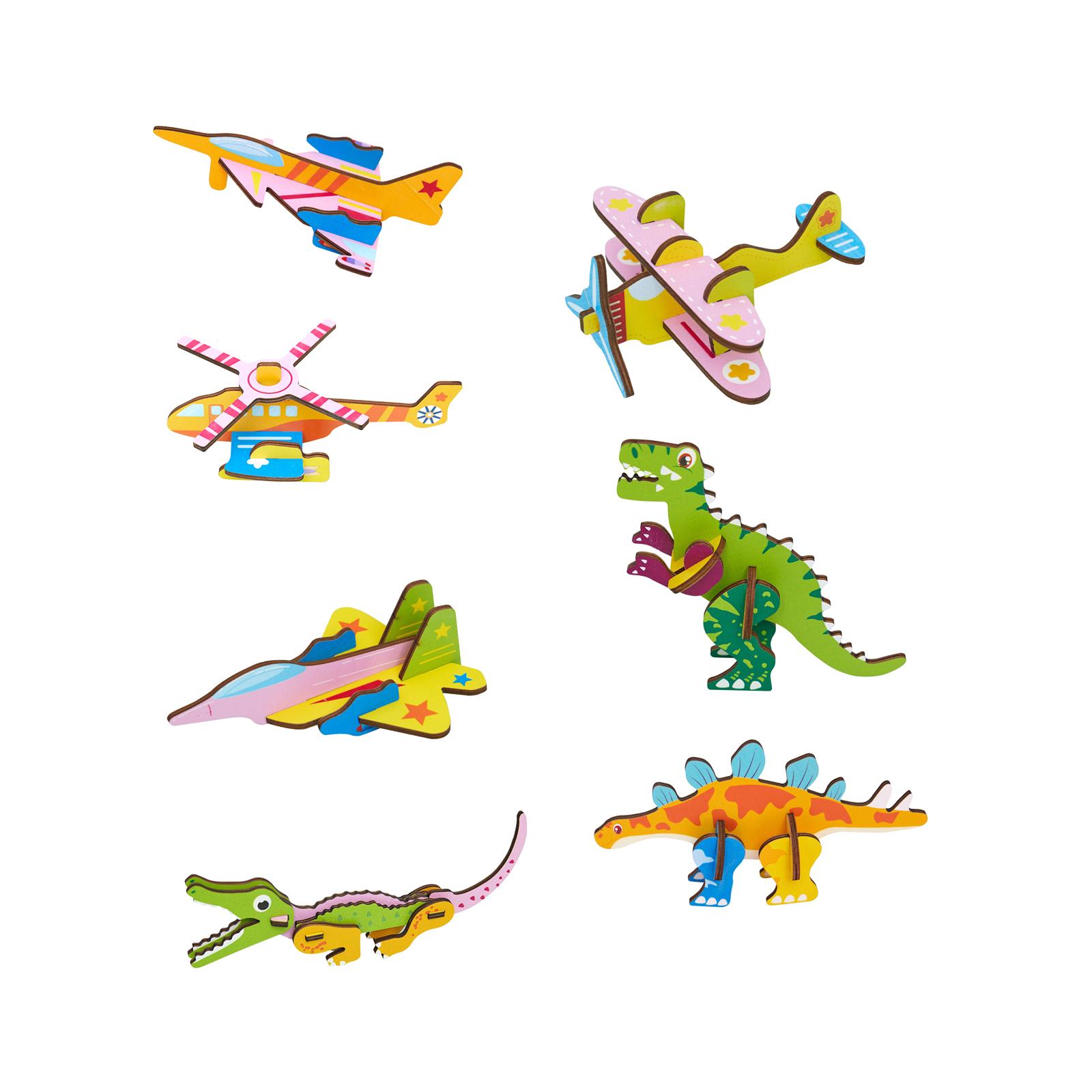 3D Cartoon Wooden Insert Puzzl - Art Craft For Kindergarten のレビューと価格