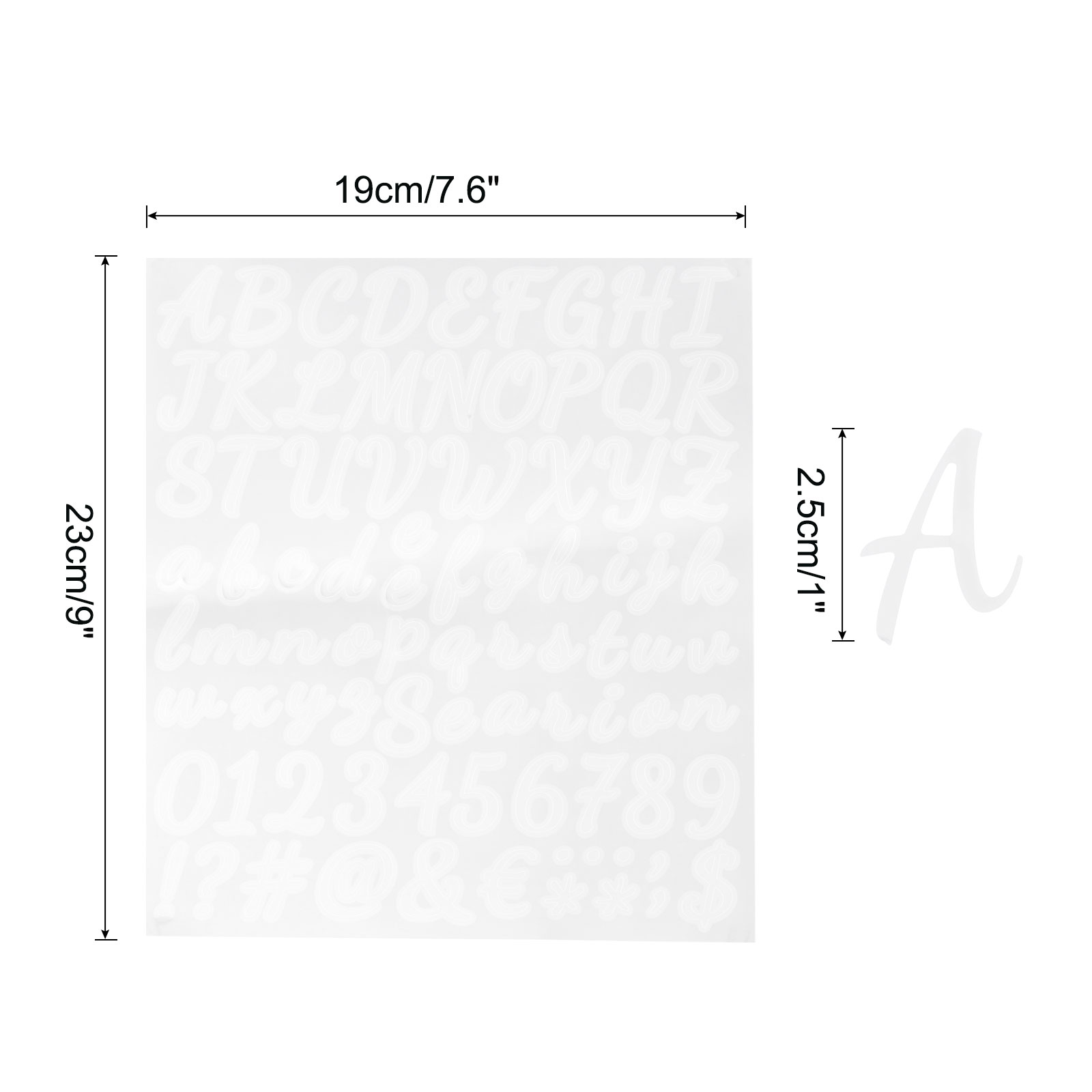 12Sheets Vinyl Letter Stickers - Art Craft Notebook のレビューと価格