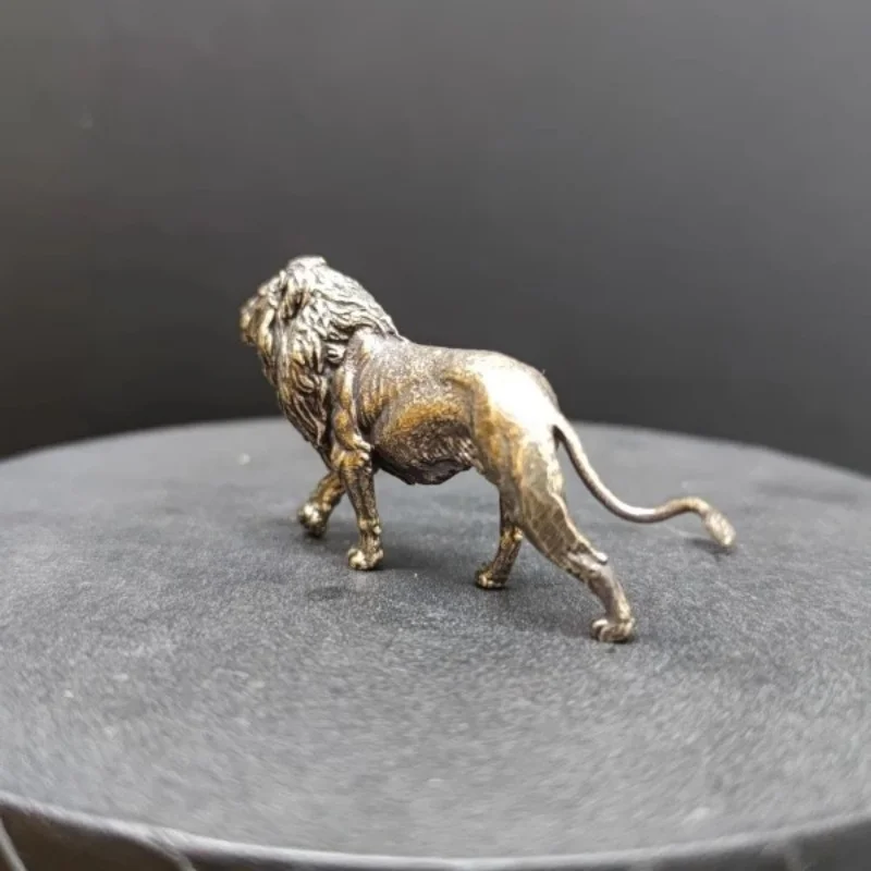 Mini Solid Brass Lion Sculptur - Art Craft Lion のレビューと価格