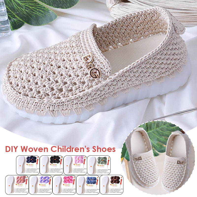 Children Hand-woven Hook Soles - Chalk Pastel Set のレビューと価格
