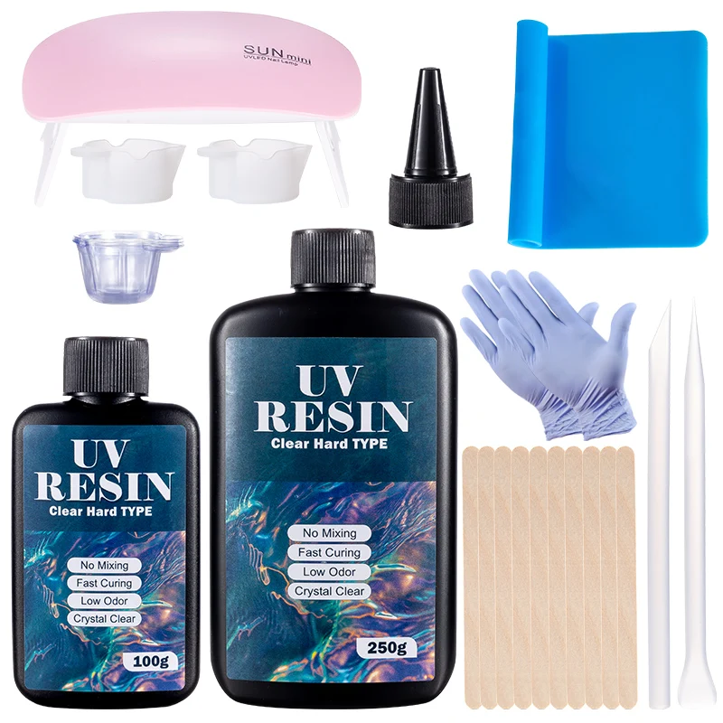 Hard UV Resin Glue Kit Fast Cu - The Art And Craft Of Jewelry のレビューと価格