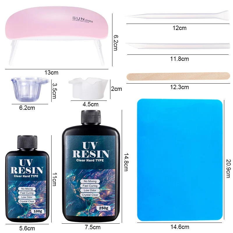 Hard UV Resin Glue Kit Fast Cu - The Art And Craft Of Jewelry のレビューと価格