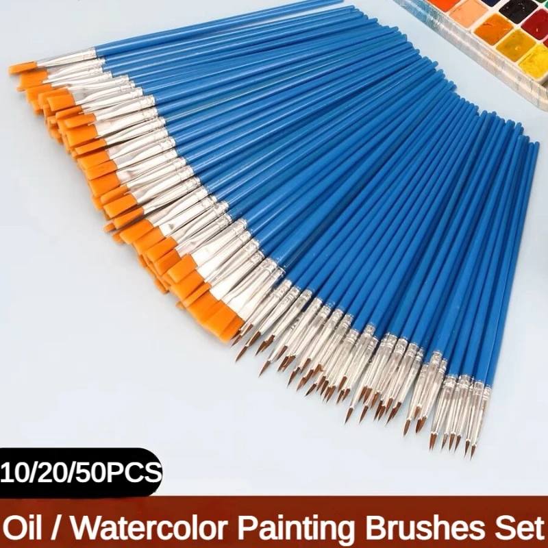 10/20/50 PCS Paint Brushes Set - Art Craft For 3 Year Old のレビューと価格