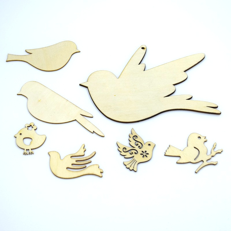 10 PCS Wooden Christmas Tree S - Art Craft Earth Day のレビューと価格
