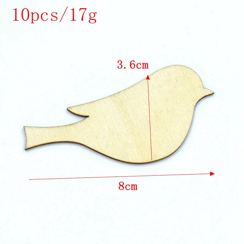 10 PCS Wooden Christmas Tree S - Art Craft Earth Day のレビューと価格