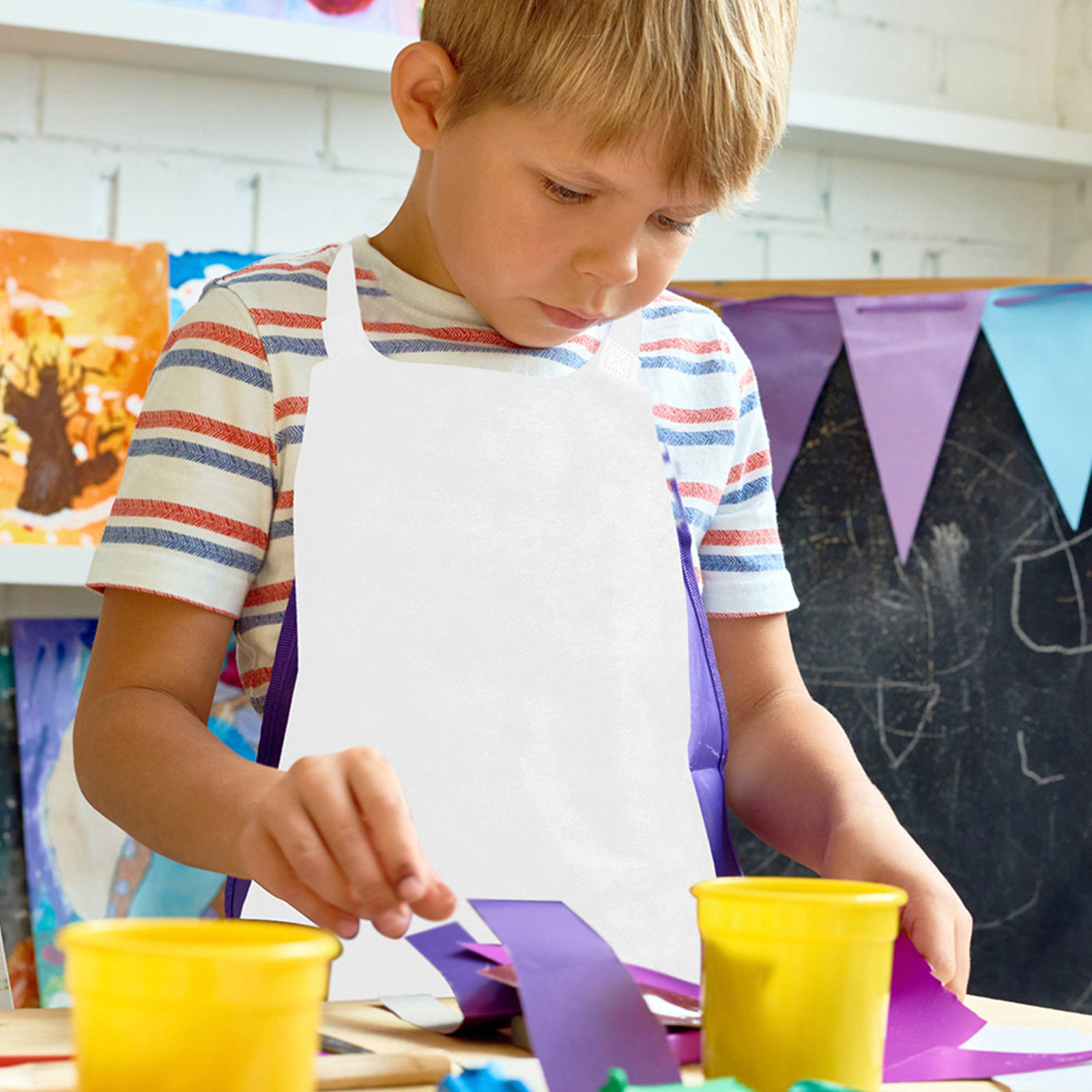 25Pcs White Painting Aprons No - Art Craft Painting のレビューと価格