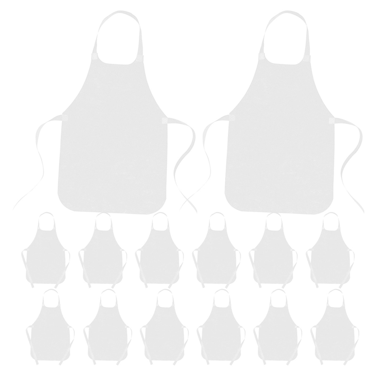 25Pcs White Painting Aprons No - Art Craft Painting のレビューと価格