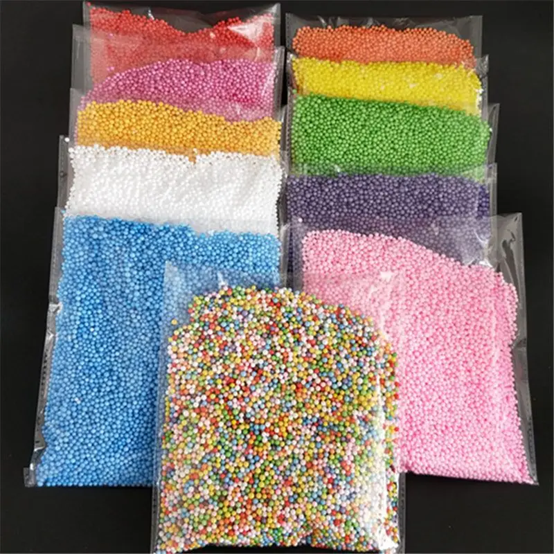 10g 2.5-3mm Foam Beads Colorfu - Art Craft Earth Day のレビューと価格