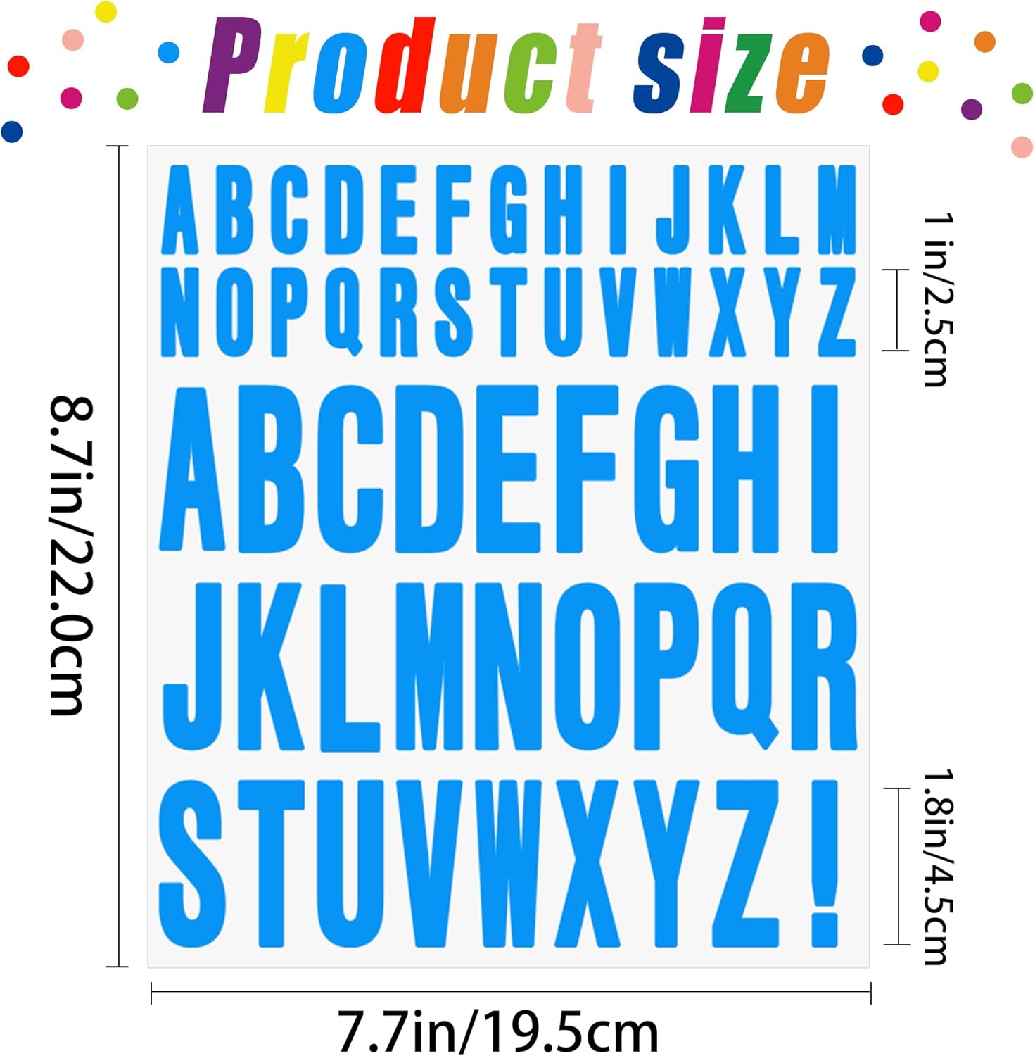 24 Sheets Letter Stickers for  - Art And Craft Letter Z のレビューと価格