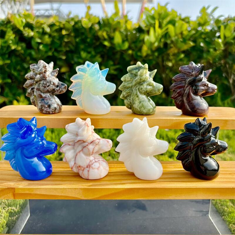 6CM Natural Crystal Quartz Uni - Art Craft Unicorn のレビューと価格