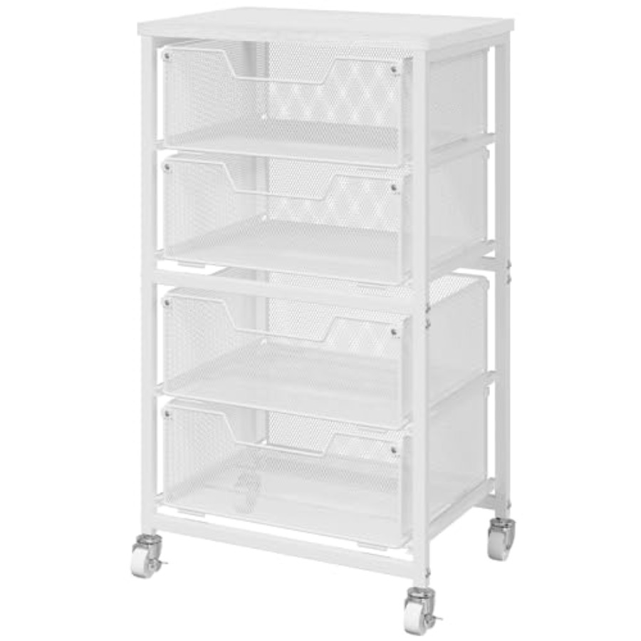 4-Drawer Rolling Storage Cart  - Art Craft Usa のレビューと価格