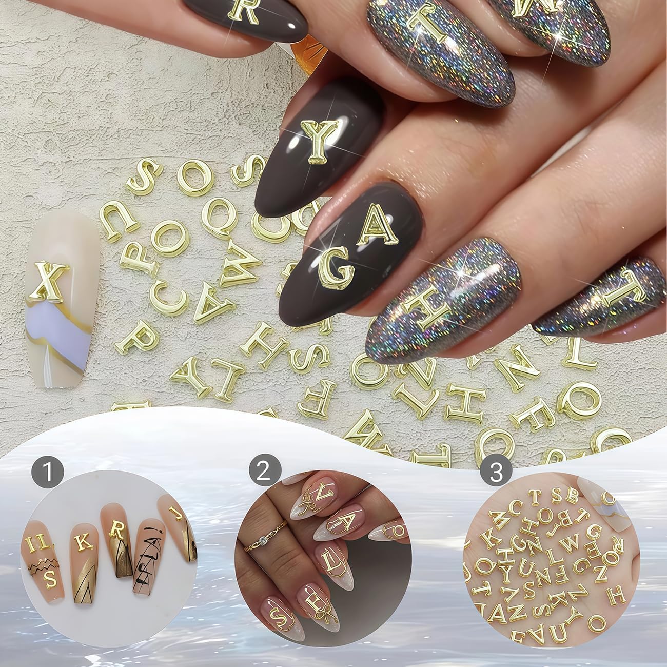 26pcs Gold A-Z Letter Shape Na - Art And Craft Letter Z のレビューと価格