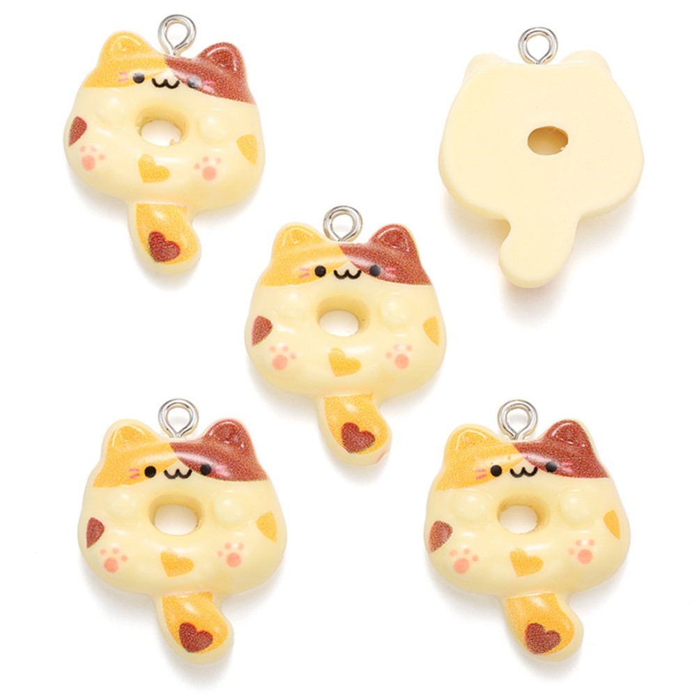10Pcs Kawaii Cartoon Cat Resin - Art Craft Gifts のレビューと価格