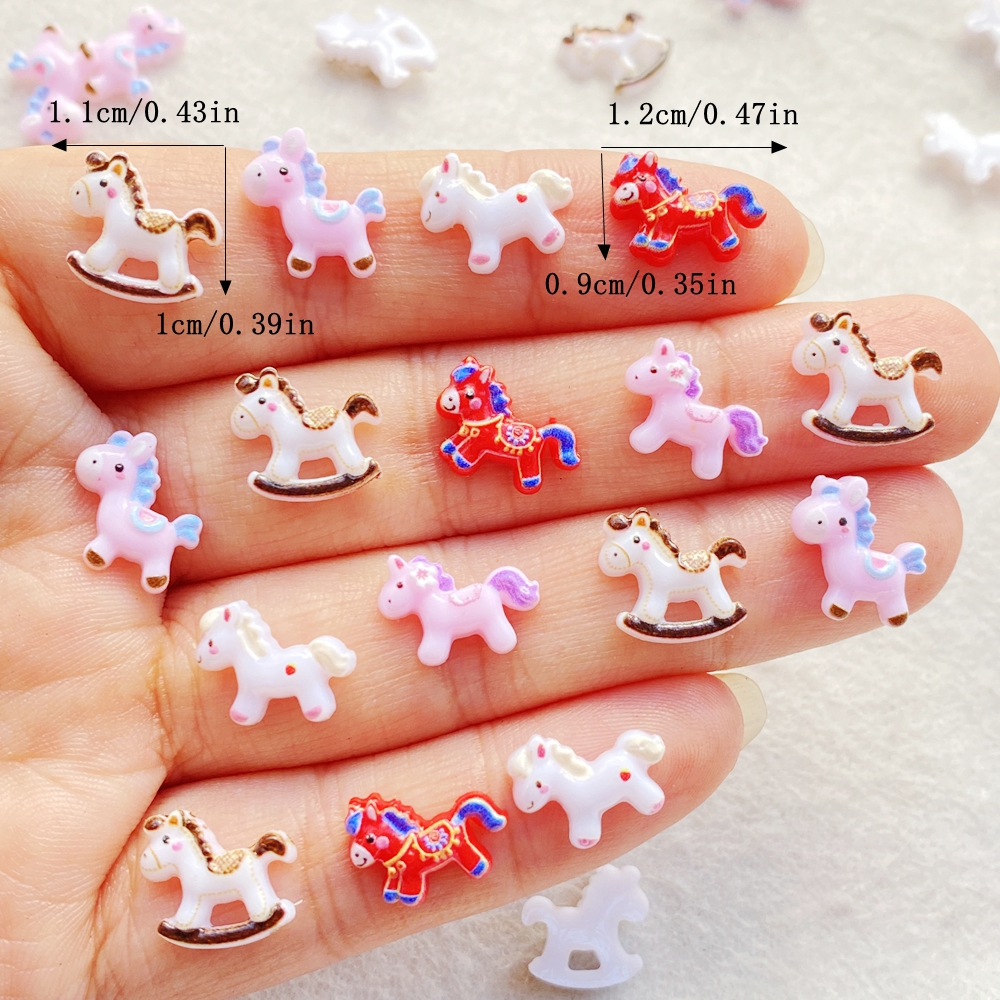 50PCS Cute Mini Cartoon unicor - Art Craft Unicorn のレビューと価格