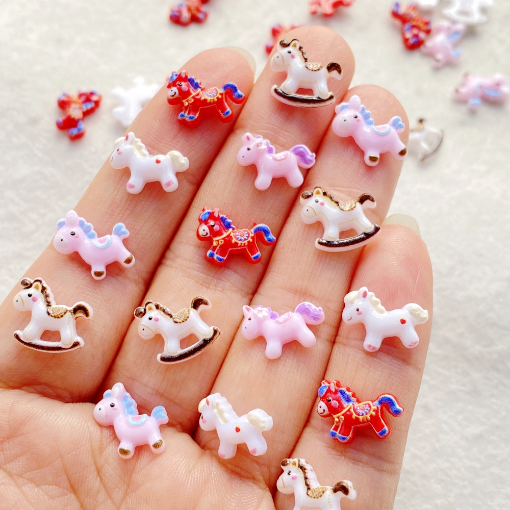 50PCS Cute Mini Cartoon unicor - Art Craft Unicorn のレビューと価格
