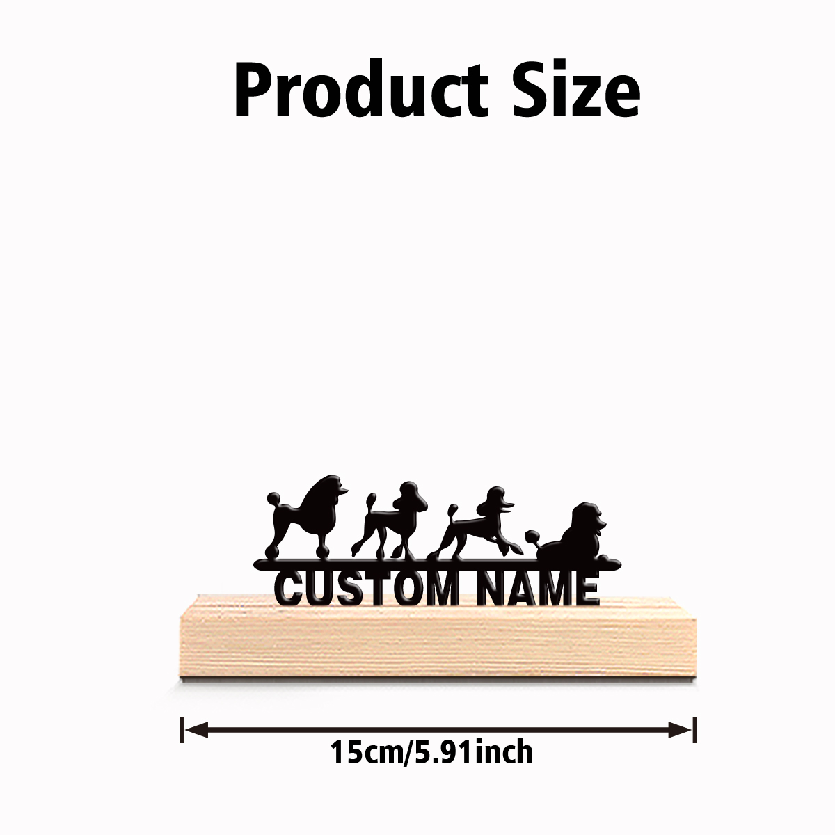 1pc Modern cute animals Person - Art Craft Wood のレビューと価格