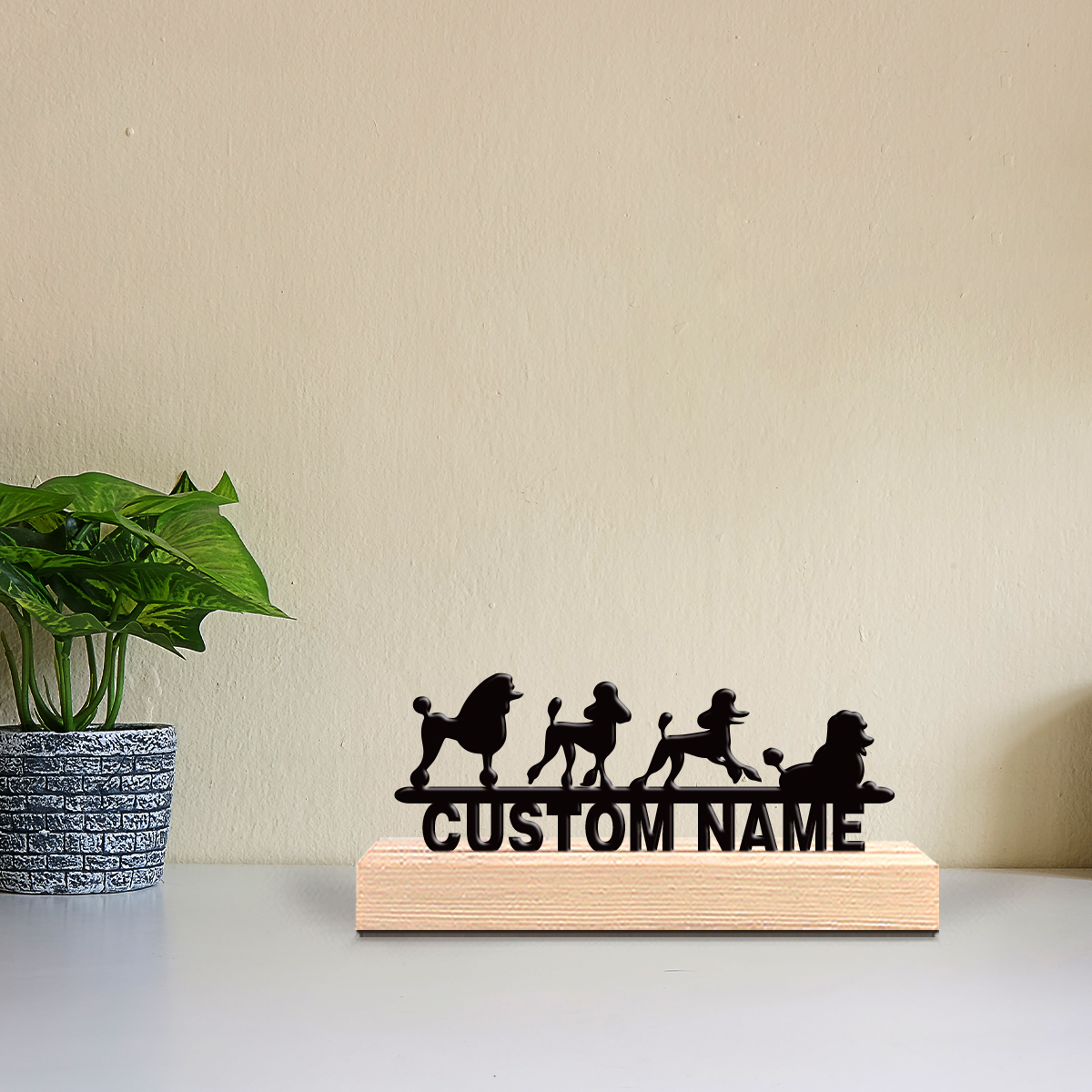 1pc Modern cute animals Person - Art Craft Wood のレビューと価格