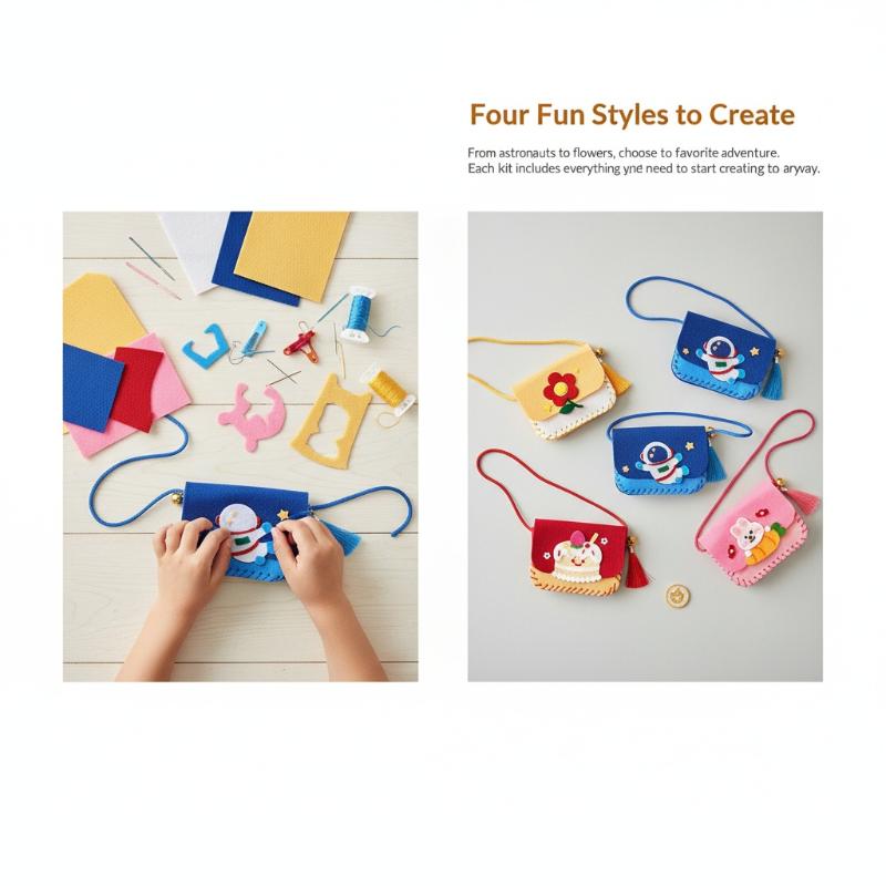 Cute Felt Felt Bag Making Kit  - Art Craft For Kindergarten のレビューと価格