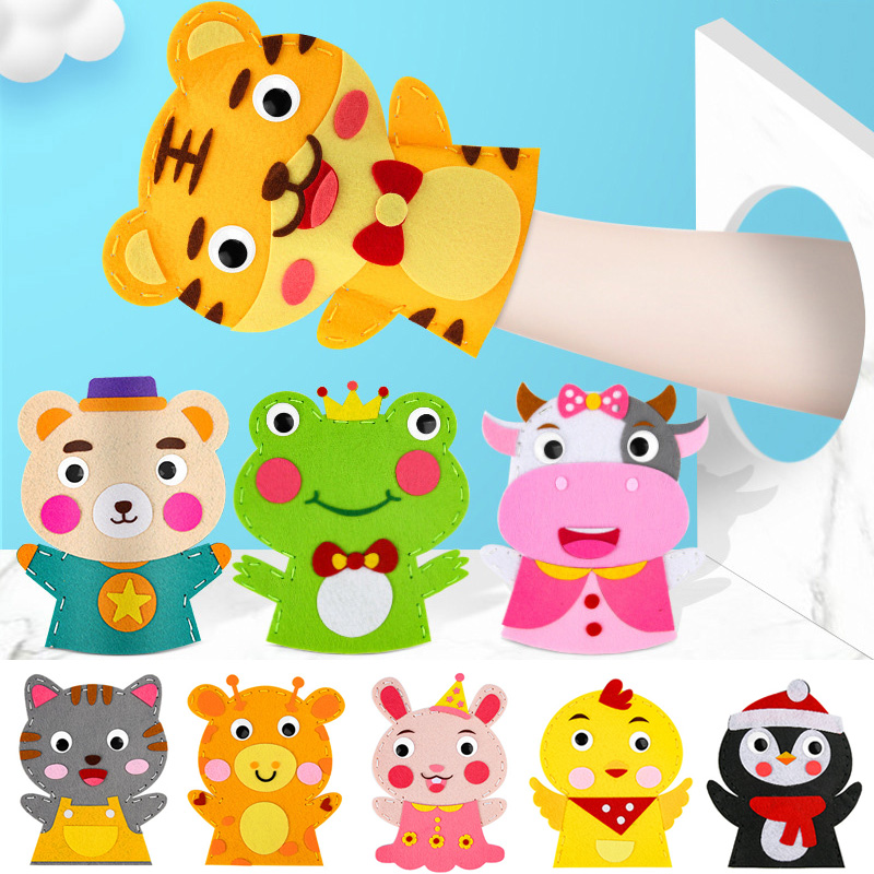 Cute Cartoon Animal Hand Puppe - Art Craft For 3 Year Old のレビューと価格