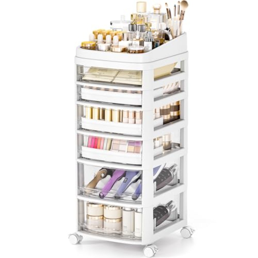 Rolling Cart with 6 Drawers Cl - Art Craft Usa のレビューと価格