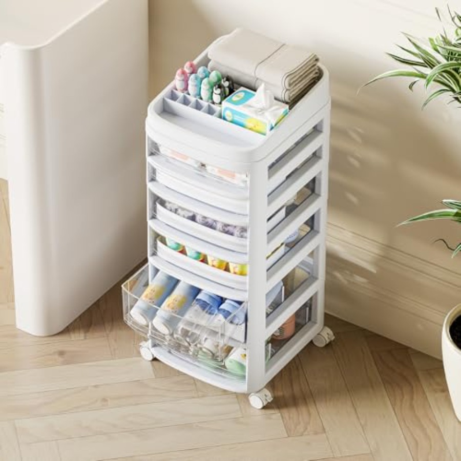 Rolling Cart with 6 Drawers Cl - Art Craft Usa のレビューと価格