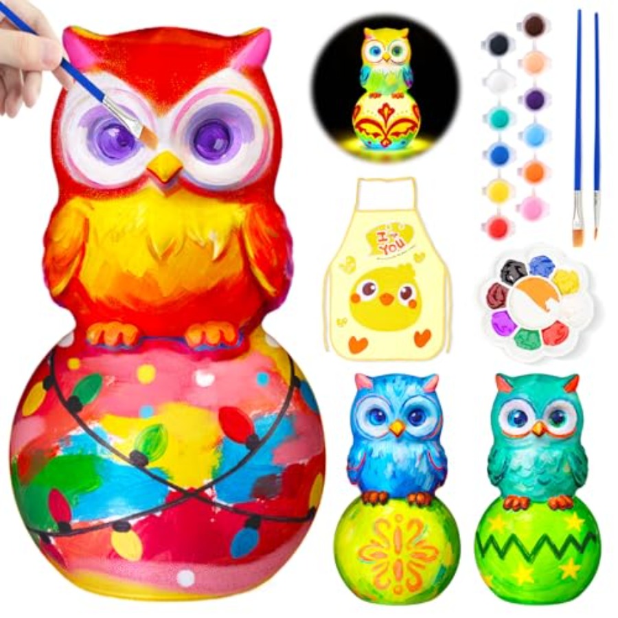 Paint Your Own Lamp Kit, Arts  - Art Craft Painting のレビューと価格