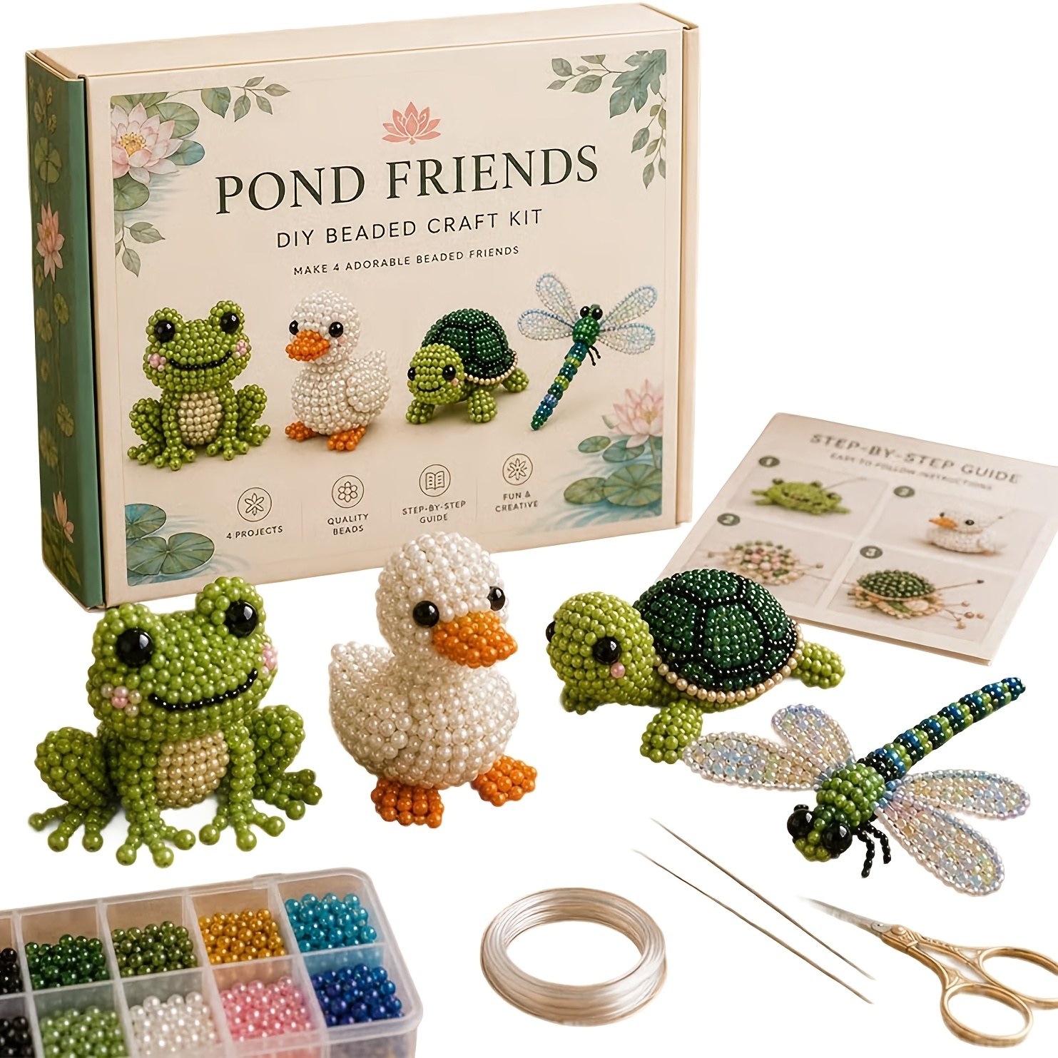 2026 Mini 3D Beaded Animal Set - Art & Craft Supplies のレビューと価格