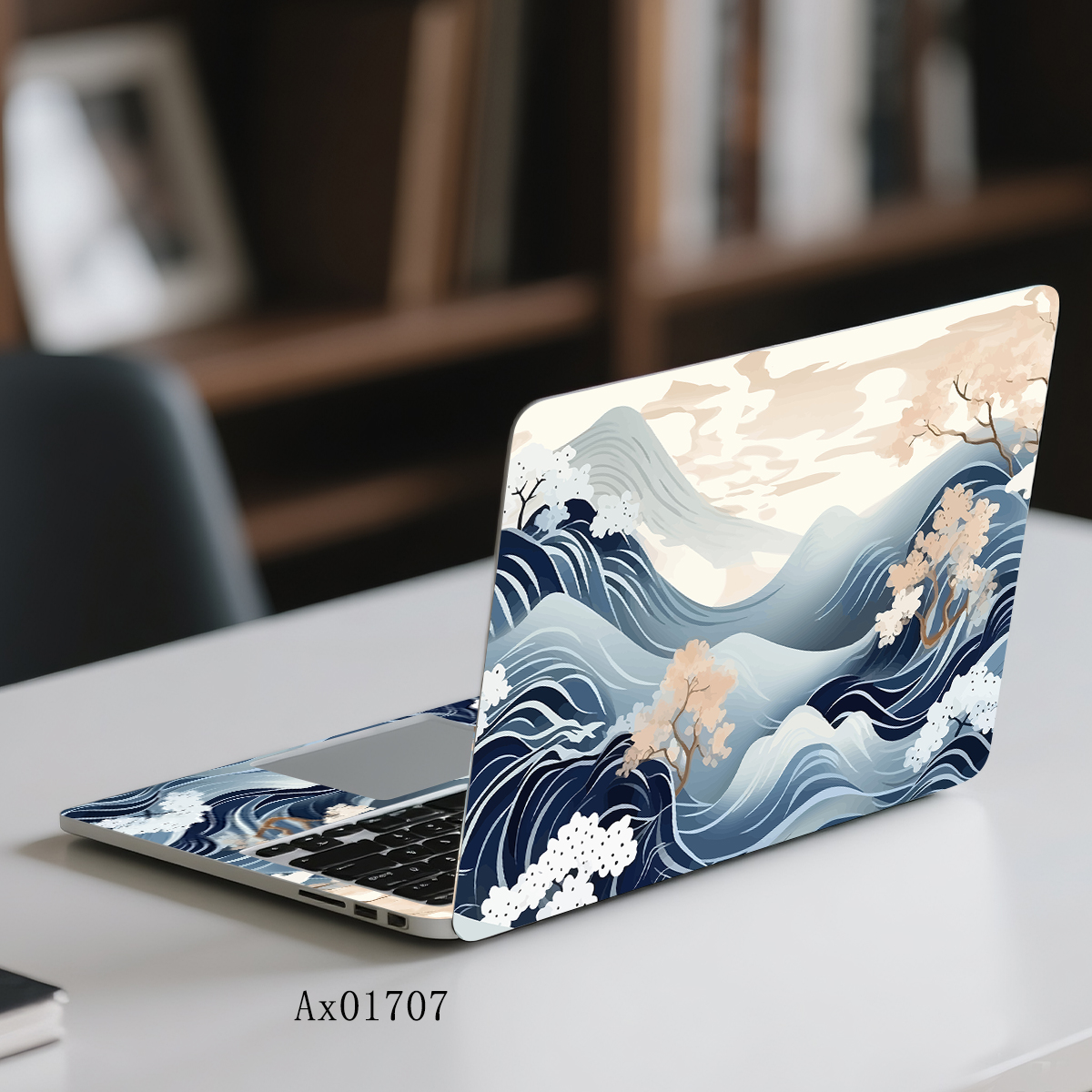 Minimalist Mountain Wave Lapto - Art Craft Notebook のレビューと価格