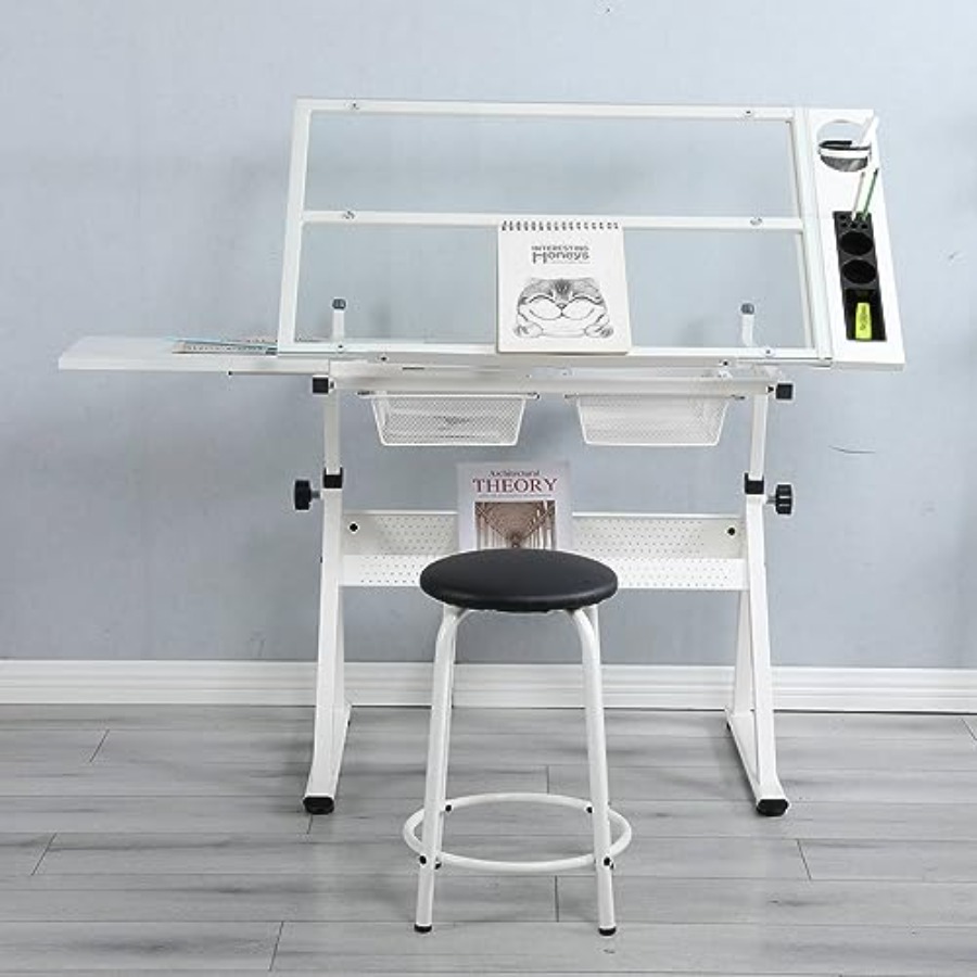 Drafting Table with Stool Mode - Art & Craft Supplies のレビューと価格