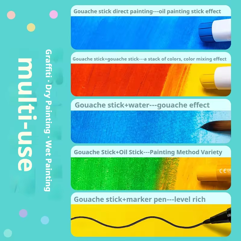 6/24 Colors Soft Solid Gouache - Chalk Pastel Set のレビューと価格