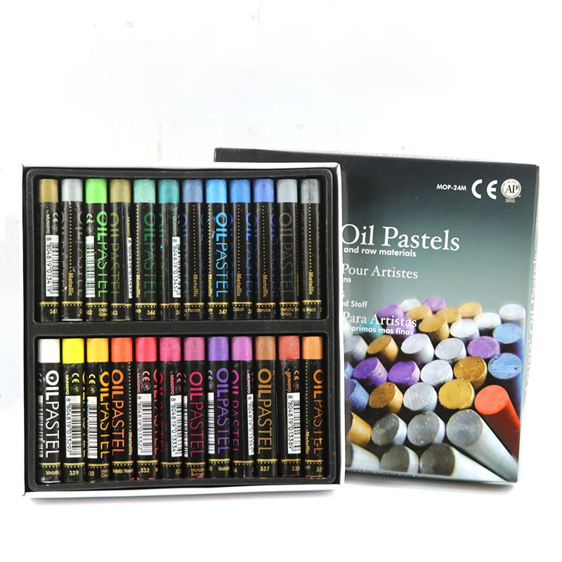 Mungyo 12/24 Colors Fluorescen - Chalk Pastel Set のレビューと価格