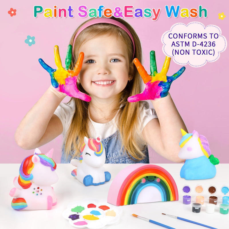 Paint Your Own Unicorns DIY Ra - Art Craft Unicorn のレビューと価格