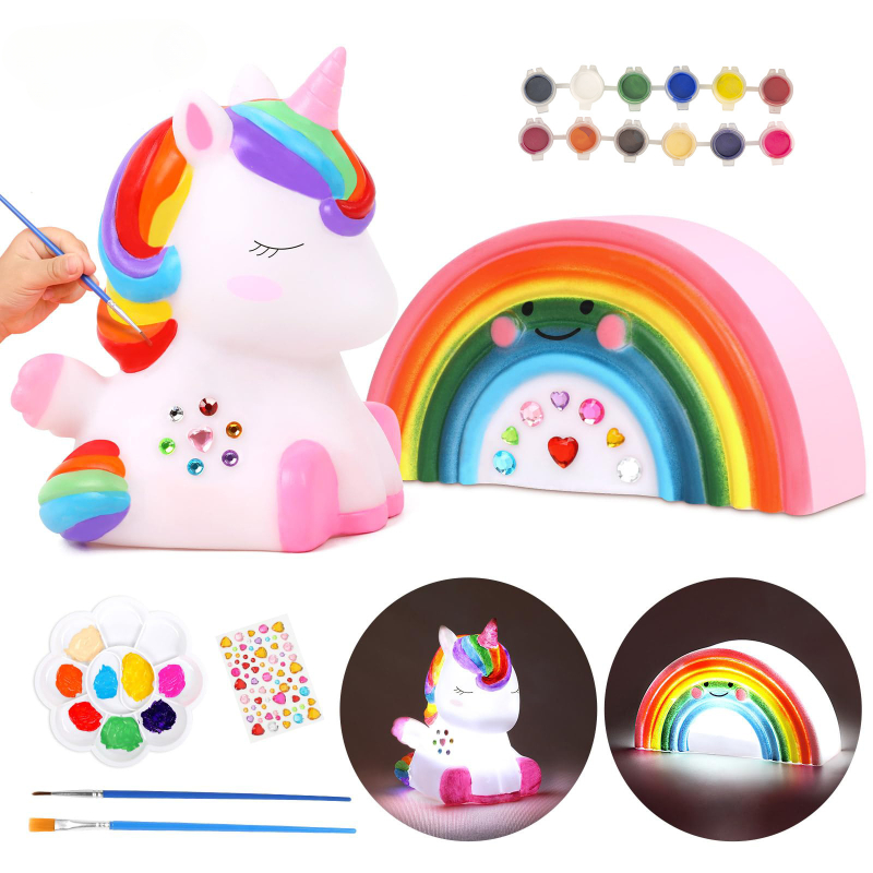 Paint Your Own Unicorns DIY Ra - Art Craft Unicorn のレビューと価格