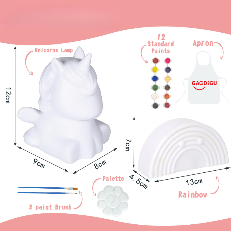 Paint Your Own Unicorns DIY Ra - Art Craft Unicorn のレビューと価格